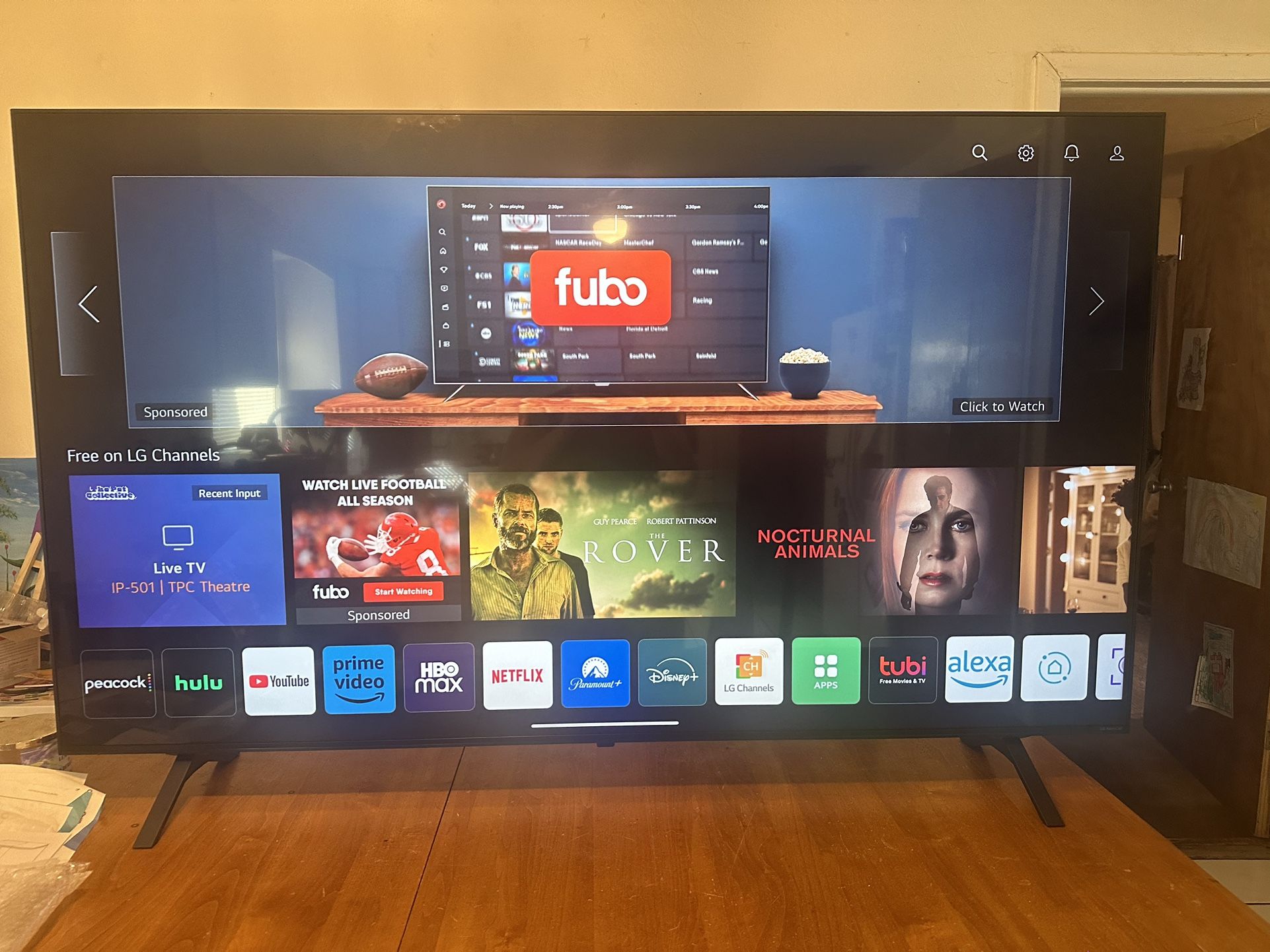 65 Inch LG 4K tv