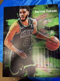 Basket Ball Player Jason Tatum Canvas Frame