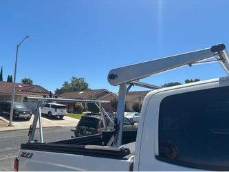 Slider truck bed ladder Rack