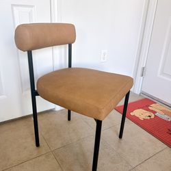 Nathan James Dahlia Modern Upholstered Chair, 1, Brown