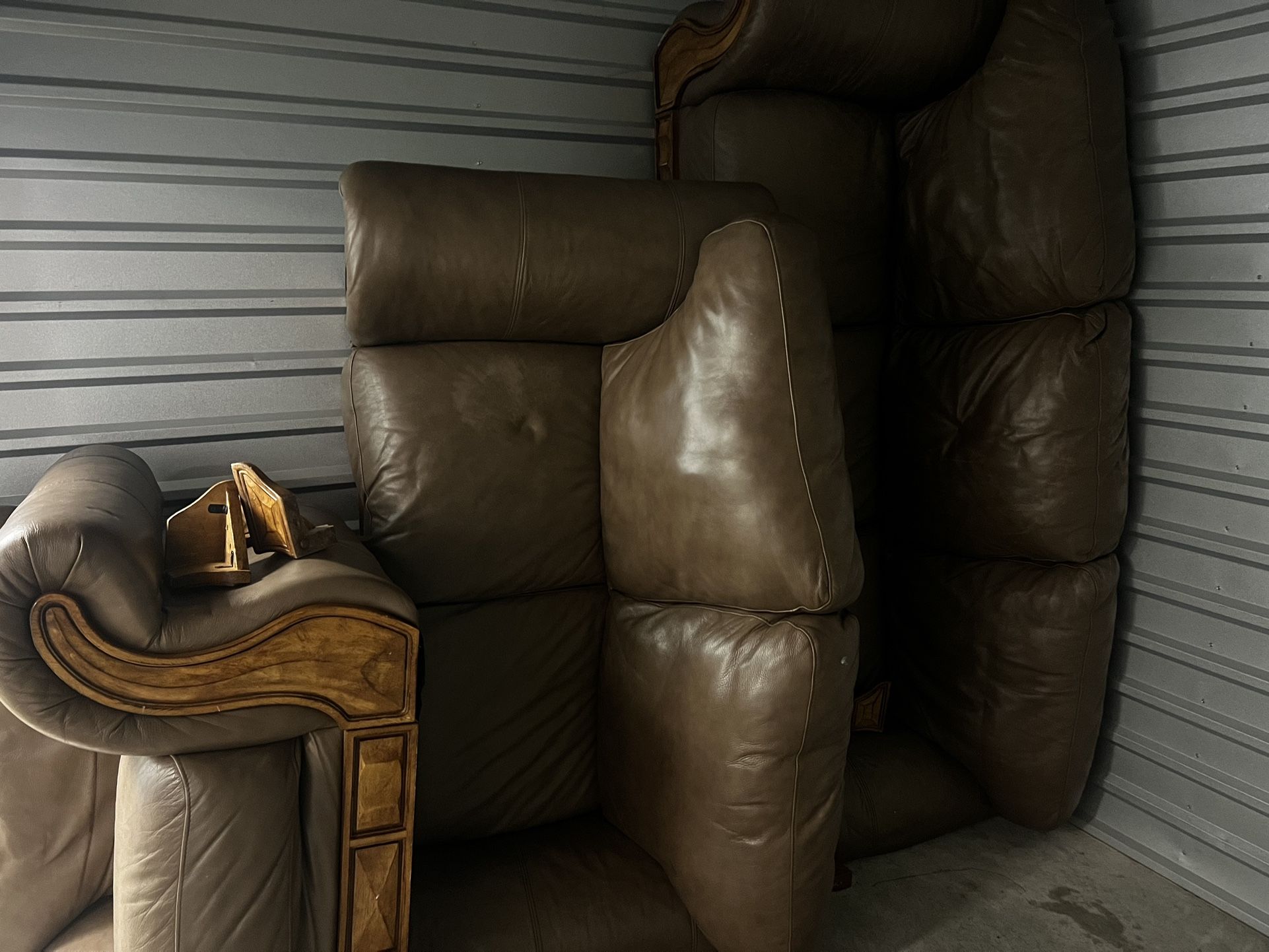 Three Piece Genuine Leather Set