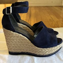 Stuart Weitzman “Sohojoute” Platform Wedge Sandal SZ 9