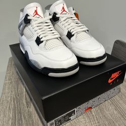 Air Jordan 4 “White clement “ Size 12M