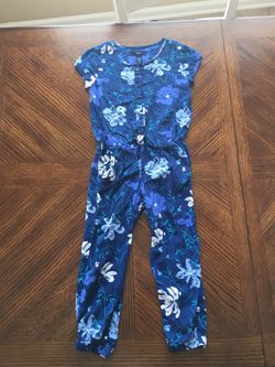 Gap Kids Navy Floral Romper