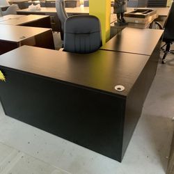 Desk L Shape 60”x60” Espresso Dark