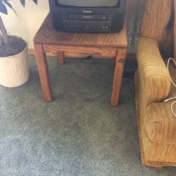 Small End Table 17” H 18” W 18” D