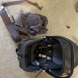 Graco Swing/bouncer, Graco Snug Ride 35 LX Infant Car Seat, Infantino Baby And Toddler Carrier.