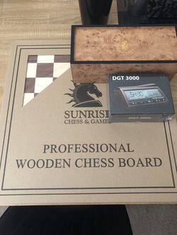 Chess Board Set and DGT Clock