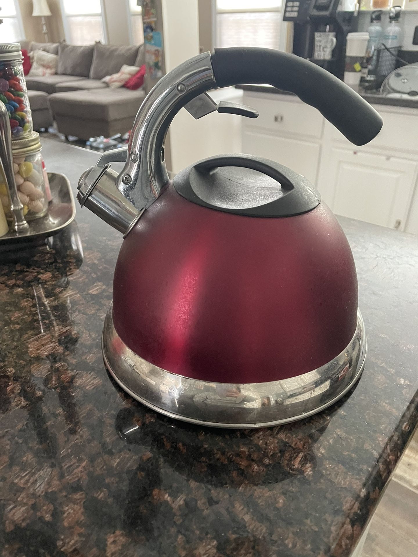 Cranberry Color Tea Kettle