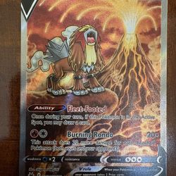 Pokemon Entei V GG36/GG70 Crown Zenith Full Art Holo Rare MINT PACK FRESH!