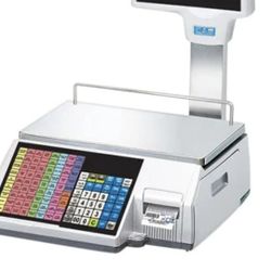 CAS commercial / Retail 60 lb scale with printer built-in CL 5500R Excellent condition