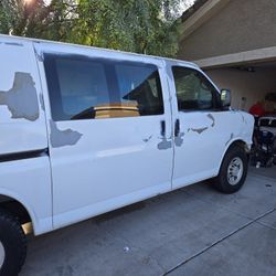 CARGO VAN WITH CARPET CLEANING EQUIPMENT 