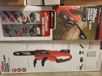 Hyper Tough 20V Cordless chainsaw