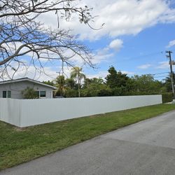 White Dura Fence 