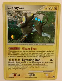 Luxray Holo Rare Pokémon Diamond and Pearl Near Mint