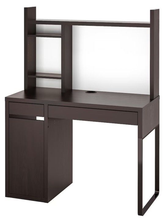 Ikea Micke Desk - Black Brown