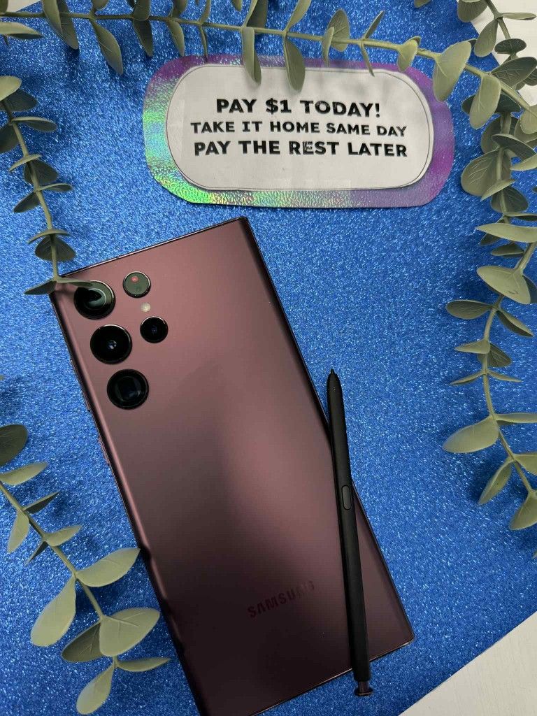 Samsung Galaxy S22 Ultra 5G - Pay $1 DOWN AVAILABLE - NO CREDIT NEEDED