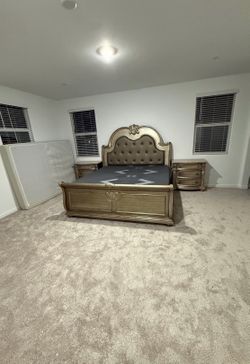 Tan Bed Set Queen or King - Gorgeous Detailing - SAME DAY DELIVERY 🚚