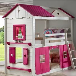 Twin over twin sweetheart bank bed $899