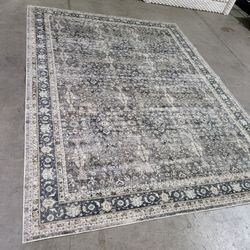 Vintage Rectangular Floor Rug 9' x 12'