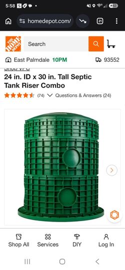Tall Septic Tank Raiser Combo