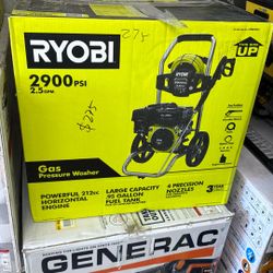 Ryobi 2900 Psi Pressure Washer