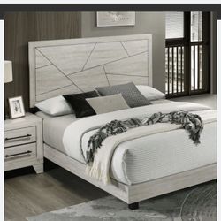 Queen Size Frame And Mattress 