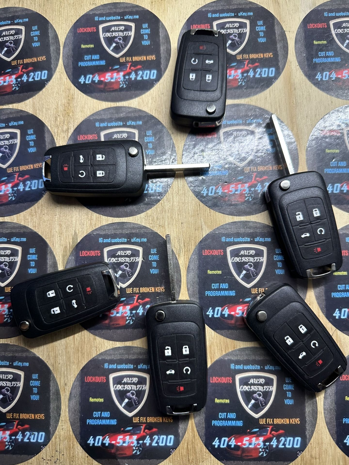 GM Buick Chevy Key Fobs - New Uncut