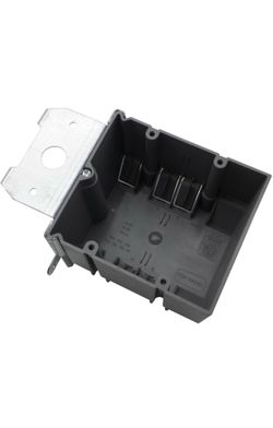 PVC Grey Adjustable Electrical Outlet Box, 2-Gang Adjustable Depth Electrical Box, https://offerup.com/redirect/?o=MzRDdS5pbg==. Adjustable Plastic Bo