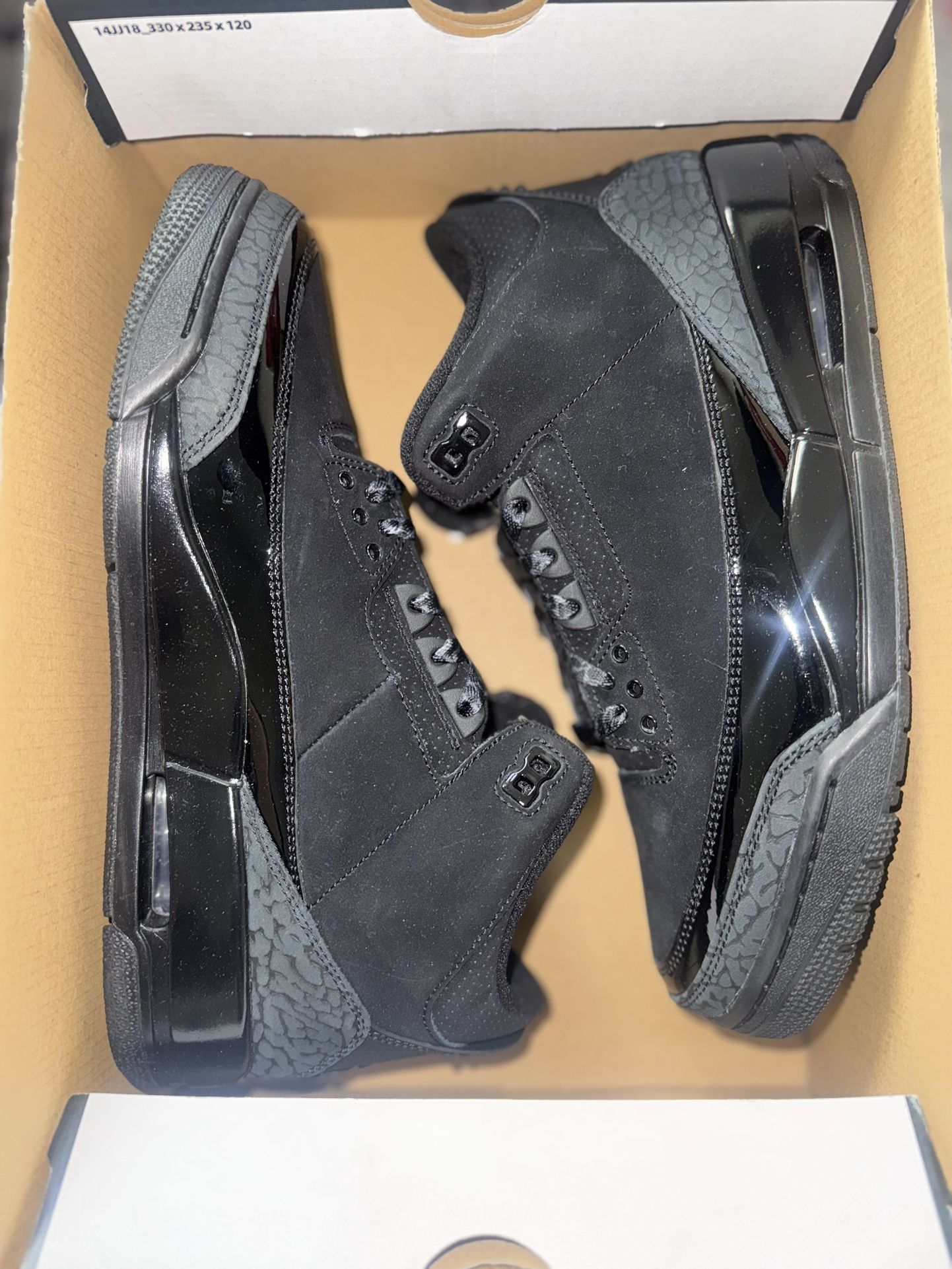 Black Cat 3’s Brand New (NO LID) Size 9 $250