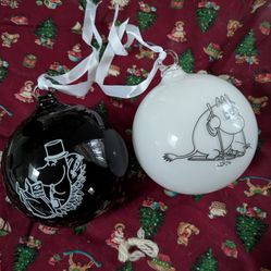 Moomin Character Christmas Balls 