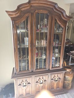 Antique Hutch old.