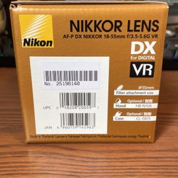 Nikon  AF-P 18-55mm Lense  