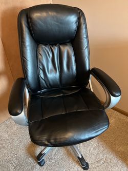 Leather desk chair