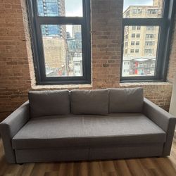 Grey IKEA Friheten Sleeper Sofa