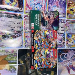 One Piece cards All holo.