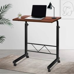 Adjustable Rolling Laptop Desk with Wheels