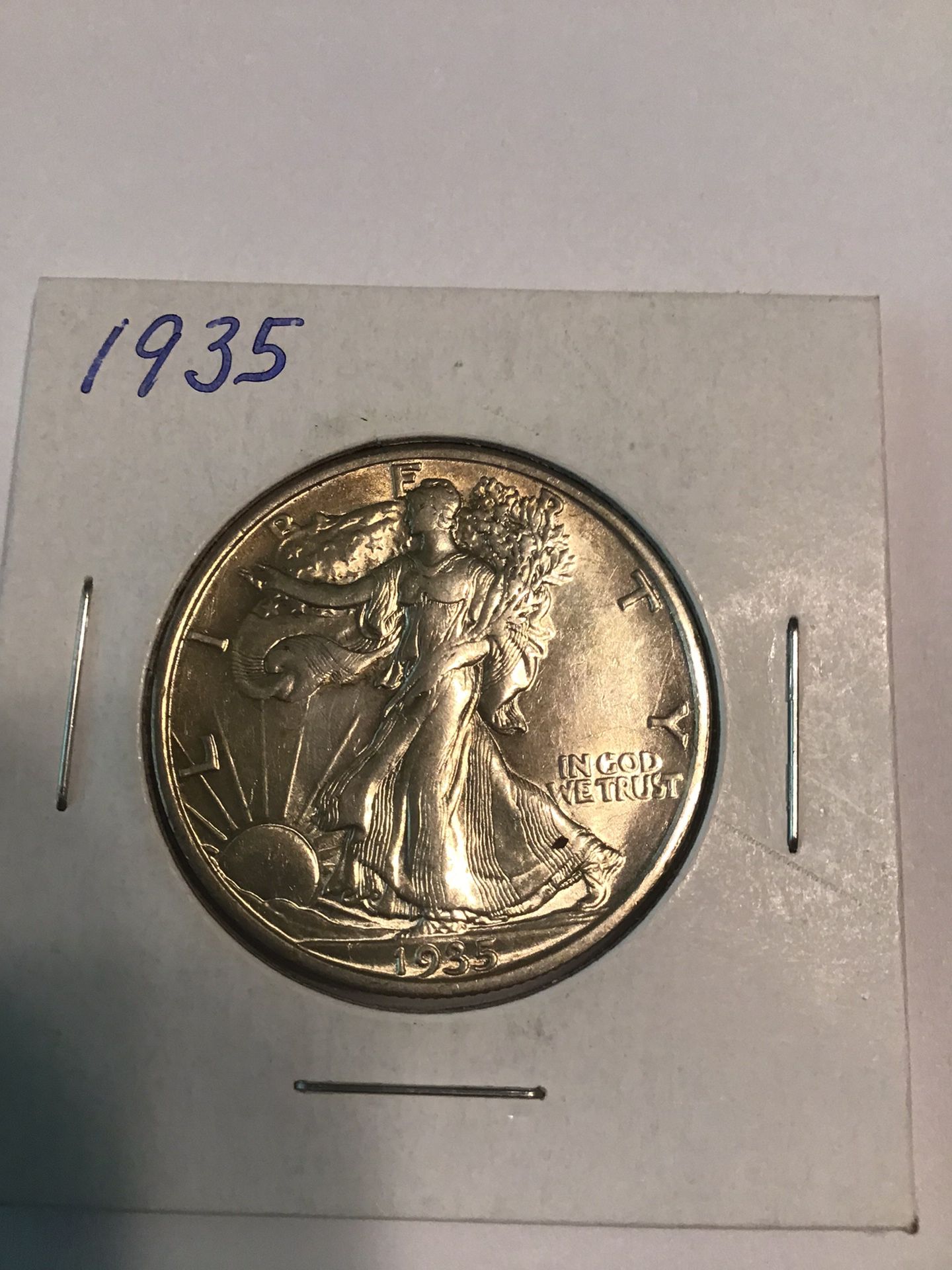 High Grade 1935 Walking Half