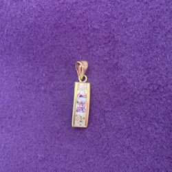 10k Gold Pendant.  Each