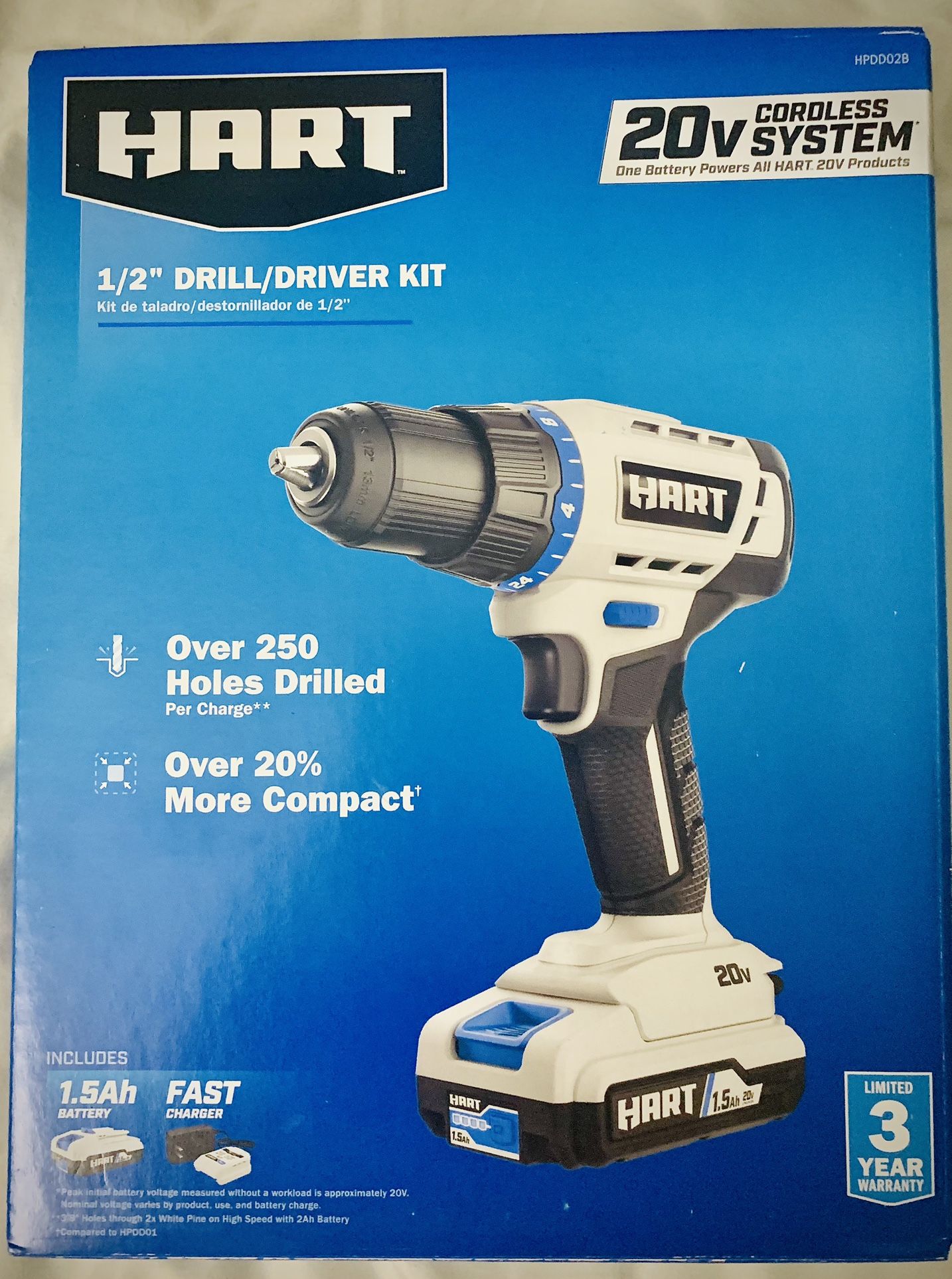 HART 20v Drill With Charger