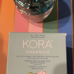 Kora Organics Active Algae Moisturizer W/Pretty Container NIB $82