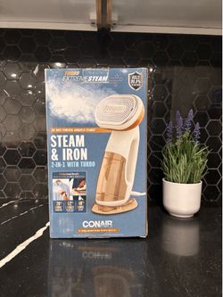 Conair 2-in-1 steamer and iron $30