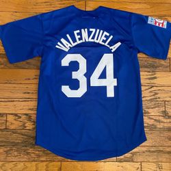 Grey Blue White Fernando Valenzuela Los Angeles Dodgers Jerseys Cooperstown 