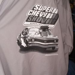 Size 3 XL FACTORY Bought At The Show Super Chevy  Button Up Collectoe Car Jersey