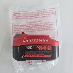 New Craftsman 5AH Lithium Battery 