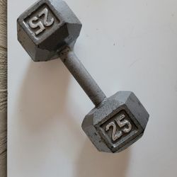 25 pound dumbell 