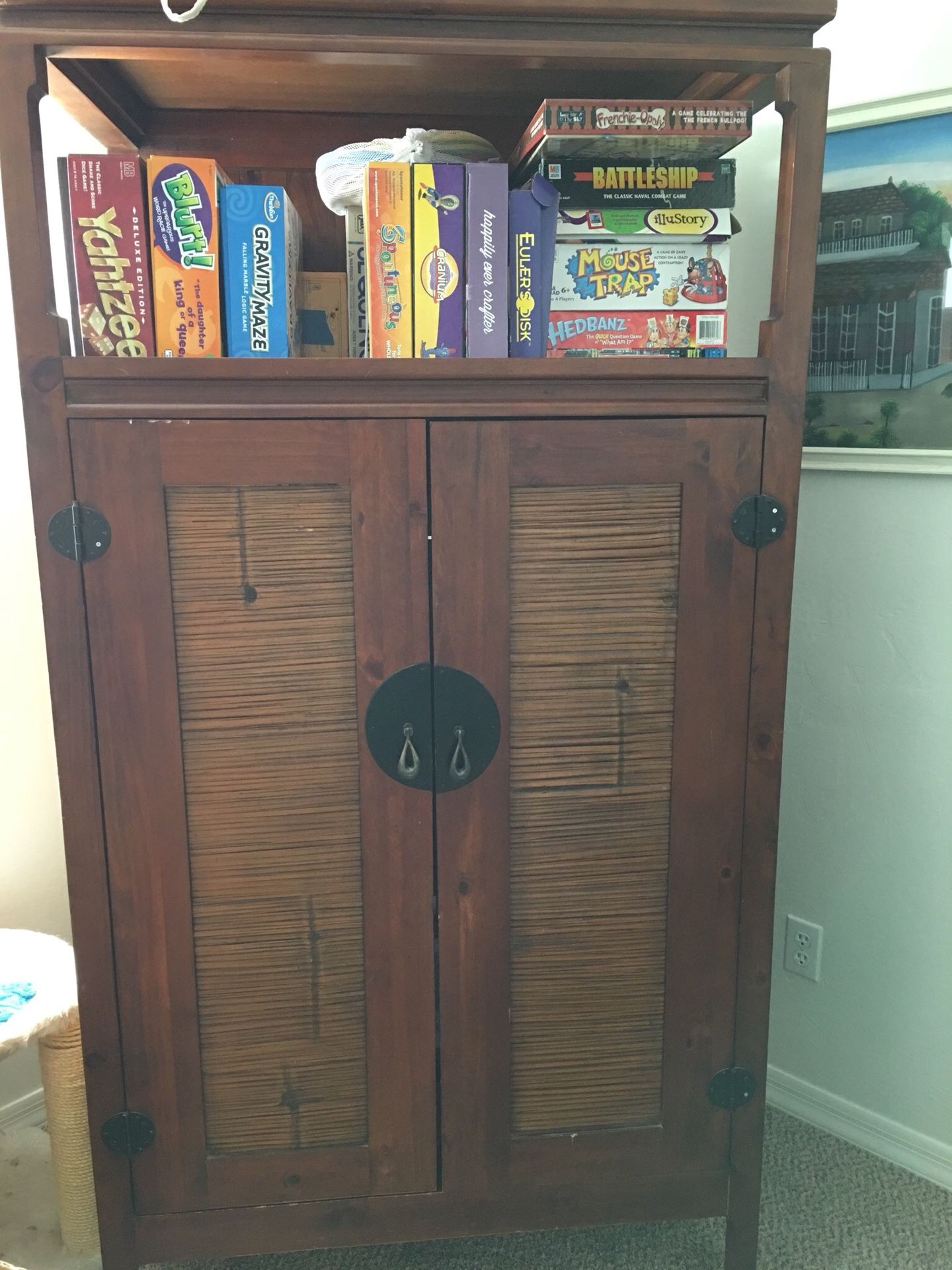 Pier 1 media armoire
