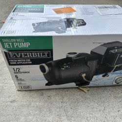 Shallow Well Jet Pump 1/2 HP