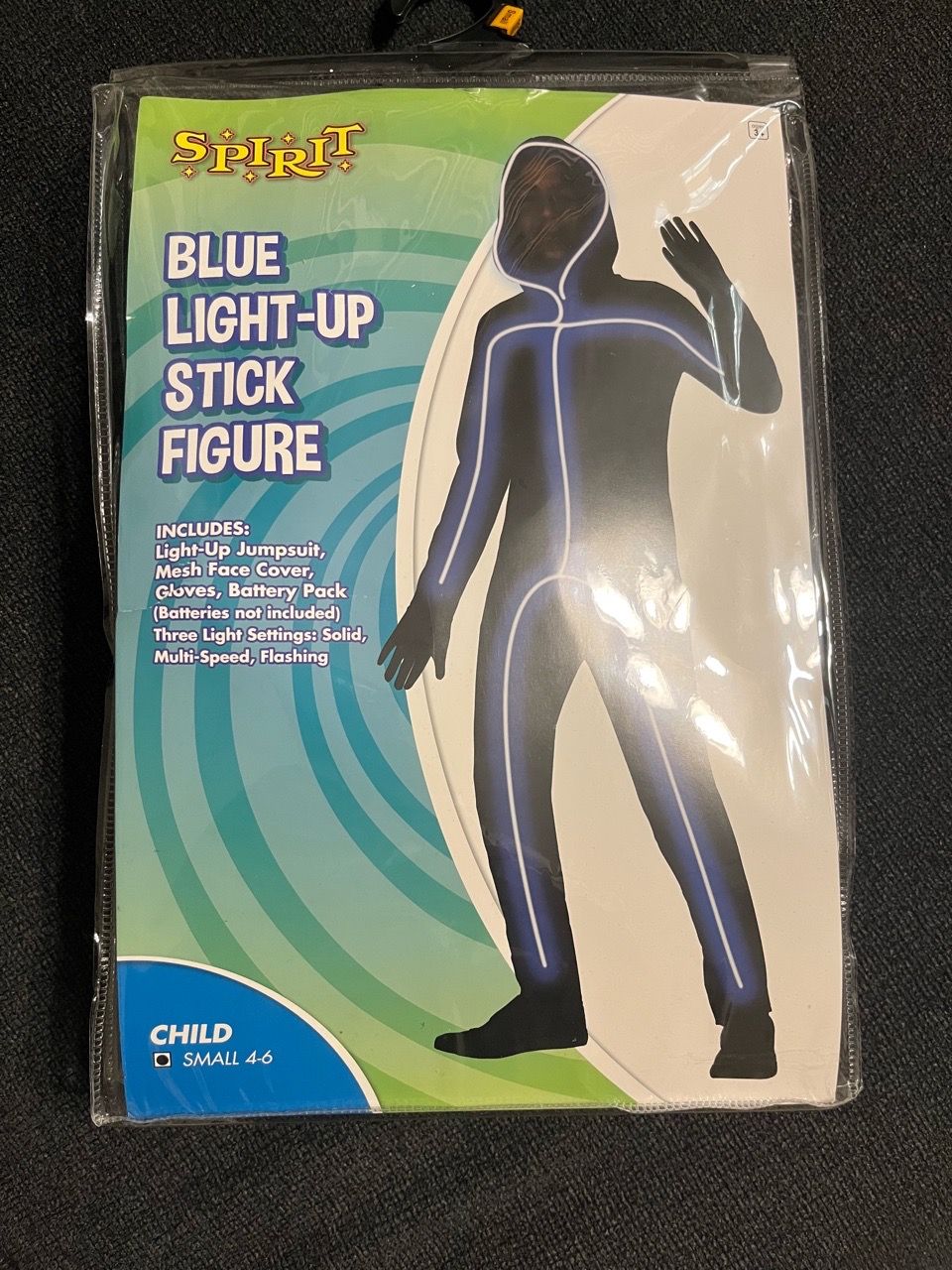 Stick Figure Images Blue light up stick figure costume for Sale in San Antonio, TX - OfferUp