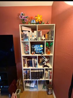 White Bookshelf